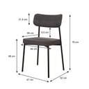 Ver imagem 4 de Kit com 8 Cadeiras para Sala de Jantar Mona Yescasa