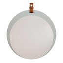 Ver imagem 2 de Espelho Decorativo 60x60cm com Alça em Couro Bella Yescasa