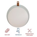 Ver imagem 4 de Espelho Decorativo 60x60cm com Alça em Couro Bella Yescasa