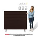 Ver imagem 4 de Cabeceira Cama Box Casal Queen Size Malik 160cm Suede Marrom - Abmaza