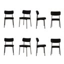 Ver imagem 1 de Kit com 8 Cadeiras para Sala de Jantar Mona Yescasa Preto