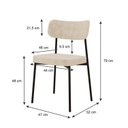 Ver imagem 4 de Kit com 8 Cadeiras para Sala de Jantar Mona Yescasa