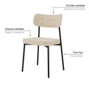 Ver imagem 5 de Kit com 8 Cadeiras para Sala de Jantar Mona Yescasa