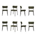 Ver imagem 1 de Kit com 8 Cadeiras para Sala de Jantar Mona Yescasa Verde/Alga
