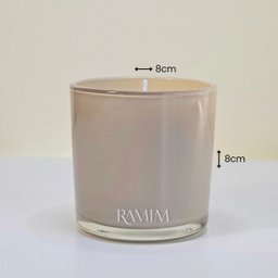 Vela Aromática Perfumada 40h Frasco Bege - 3
