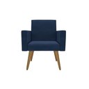 Ver imagem 3 de Kit 3 Poltronas: Elegância e Glamur Absolutos no Salão Azul-marinho