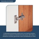 Ver imagem 6 de Guarda Roupa Casal 4 Portas 2 Gavetas Primacy Marrom/Freijó