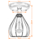 Ver imagem 2 de Plafon Aramado Teardrop Cobre Sala Quarto Cozinha Banheiro