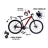 Bicicleta Aro 29 Ecos 24v Cambio Shimano Altus Freios Hidraulico K7 Suspensao com Trava - Preto com  - 1