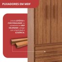 Ver imagem 7 de Guarda Roupa Casal 6 Portas 4 Gavetas Primacy