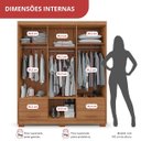 Ver imagem 5 de Guarda Roupa Casal 6 Portas 4 Gavetas Primacy