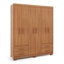 Ver imagem 2 de Guarda Roupa Casal 6 Portas 4 Gavetas Primacy