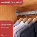 Ver mais imagens de Guarda Roupa Casal 6 Portas 4 Gavetas Primacy Marrom/Freijó
