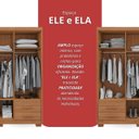 Ver imagem 6 de Guarda Roupa Casal 6 Portas 4 Gavetas Primacy