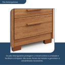 Ver imagem 6 de Cômoda 5 Gavetas 55cm x 46,5cm Primacy Marrom/Freijó