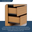 Ver imagem 4 de Cômoda 5 Gavetas 55cm x 46,5cm Primacy Marrom/Freijó