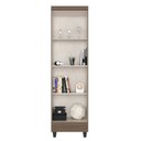 Ver imagem 6 de Guarda Roupa Casal Porto 8 Portas e Armário Multiuso Lite Carvalho Oak - Móveis Leão