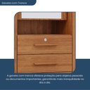 Ver imagem 5 de Guarda-Roupa Casal com Espelho Capelinha 7 Portas 4 Gavetas Advantage Marrom/Freijó
