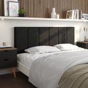Ver imagem 2 de Cabeceira de Cama Casal Queen 160cm Painel para Quarto Almofadada Tecido Suede:preto