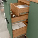 Ver imagem 6 de Armarios Lavanderia 4 Modulos Mdf 270 Cm Tosc Freijo Jade Mxm