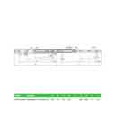 Ver imagem 2 de Corrediça Telescópica Zincado Tt-45 Standard 50kg Fgvtn 700 Mm - 0073.045a700