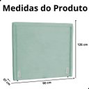Ver imagem 7 de Cabeceira de Cama Box Estofada 90 Cm Solteiro Stela Veludo