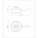 Ver mais imagens de Panela Tramontina Solar em Aço Inox Fundo Triplo com Tampa e Cabo 16 Cm 1,4 L Tramontina