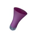 Ver imagem 3 de Vaso de Vidro Colors Vinho Decorativo 26cm Espressione Vaso Decorativo Rosa, Vaso de Vidro Decorativ