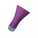 Ver imagem 1 de Vaso de Vidro Colors Vinho Decorativo 26cm Espressione Vaso Decorativo Rosa, Vaso de Vidro Decorativ