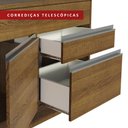 Ver imagem 7 de Balcão de Pia Armário de Cozinha 150 cm 2 Portas e 2 Gavetas (Com Tampo) Rustic Glamy Madesa
