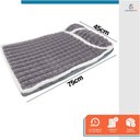 Ver imagem 3 de Cama Colchão Ortopédica para Pet Cães Confortável Confort Antiderrapante 75x45cm Cinza - Duke & Dixi