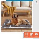 Ver imagem 7 de Cama Colchão Ortopédica para Pet Cães Confortável Confort Antiderrapante 75x45cm Cinza - Duke & Dixi