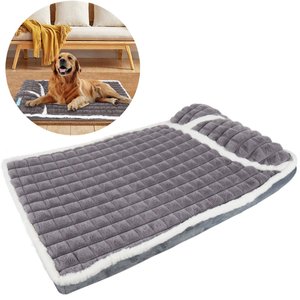 Cama Colchão Ortopédica para Pet Cães Confortável Confort Antiderrapante 75x45cm Cinza - Duke & Dixi