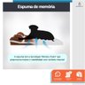 Cama Colchão Ortopédica para Pet Cães Confortável Confort Antiderrapante 75x45cm Cinza - Duke & Dixi - 2