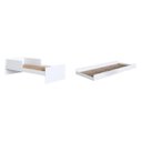 Ver imagem 2 de Cama Infantil para Colchão 0,88 x 1,88 Cor Branco com Cama Auxiliar