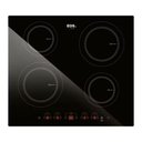 Ver imagem 1 de Cooktop de Indução 4 Bocas 59cm Full Glass Painel Touch 7500W Preto 220V - Eos