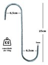 Ver imagem 2 de Gancho S Grande para Pendurar Plantas 25cm - 5peças