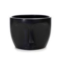 Ver imagem 1 de Vaso Decorativo Rosto em Ceramica Preto 15,5x11cm - D’Rossi