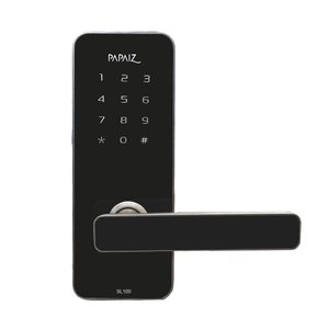 Fechadura Digital Sl100 Smart Lock Embutida com Senha e Cartão Prata