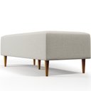 Ver imagem 6 de Puff Decorativo Sala de Estar Bali W01 Pés Palito 120x50 cm Linho Champagne - Lyam Decor