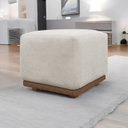 Ver imagem 1 de Puff Decorativo Dalilla Quadrado Boucle Persa