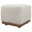 Ver imagem 2 de Puff Decorativo Dalilla Quadrado Boucle Persa