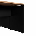 Ver imagem 4 de Mesa para Escritório 2 Lugares 110cm x 140cm Nogal com Preto F5 Office