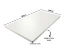 Ver imagem 2 de Prateleira sem Suporte Decorativa 90x30 cm em MDF Branca para Sala Quarto Cozinha Escritório