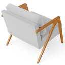 Ver mais imagens de Kit 2 Poltronas Decorativa para Sala Estar Pietra Estrutura de Madeira L02 Linho Cinza - Lyam