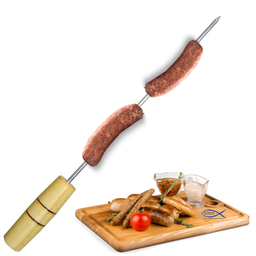 Espetos Mini Para Churrasco Kit Com 12 Espetinho - 3