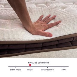 Colchão King Molas Ensacadas Sensation Premium 193x203cm Bf Colchões - 5