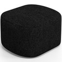 Ver imagem 7 de Kit 2 Puffs Decorativos Orgânico para Living Quarto 70cm Doha W01 Linho Chumbo - Lyam Decor