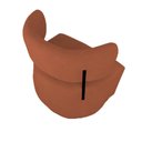 Ver imagem 4 de Poltrona Organica Bouclê Terracota - D'classe Decor