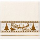Ver imagem 3 de Kit 20 Toalhas de Mãos e Lavabo 30x50cm 100% Algodão 400g-m² Macias Pérola e Vermelho Bene Casa